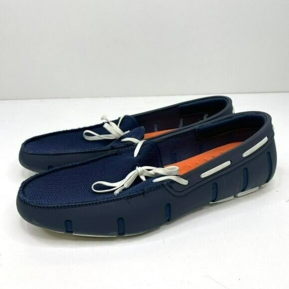 SWIMS Shoes Mens Size 9 Navy Blue Dock Deck Boat Water Slip On Loafers main image 6